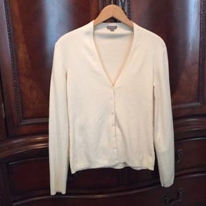 Ann Taylor women’s off white cardigan.